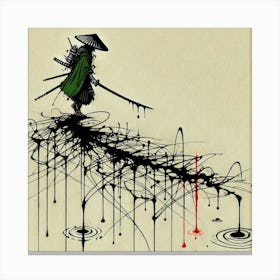 Samurai 80 Canvas Print