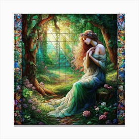 Fairy In The Forest 46 Canvas Print
