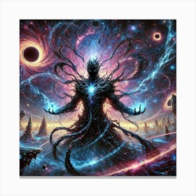 Voidmaster Aelios Dark Energy Canvas Print