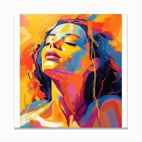 Abstract Woman Canvas Print