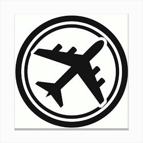 Airplane In A Circle Canvas Print