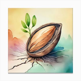 Almond Tree Canvas Print