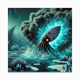 Tidalus Ink Cloud Canvas Print