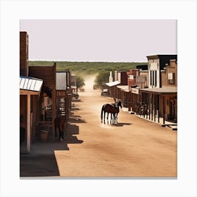 Old West Town 16 Canvas Print