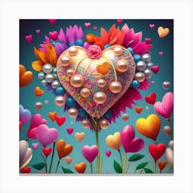 Valentine'S Day 3 Canvas Print