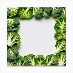 Frame Of Broccoli 10 Canvas Print