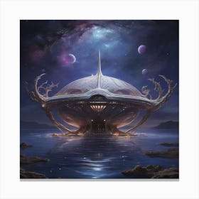 Spaceship Canvas Print