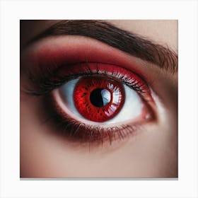 Red Eye 3 Canvas Print