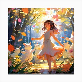 Kawaii Canvas Print