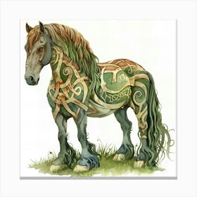 Celtic War Horse Canvas Print