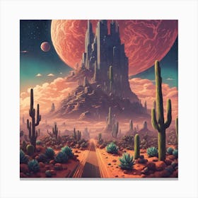 Cactus Desert 11 Canvas Print