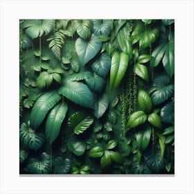 Leaves and Plants Canvas Print