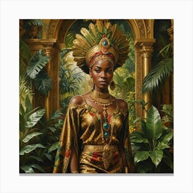 'The Queen Of The Jungle' Canvas Print