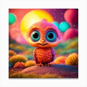 Cute Owl 1 Canvas Print