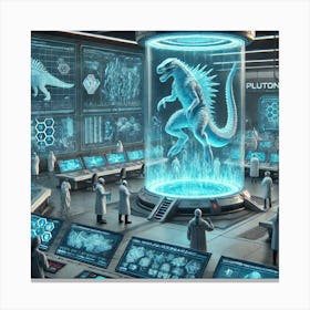 Kaiju Research Division Canvas Print