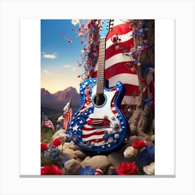 Red, White, and Blues 18 Canvas Print