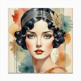 Gatsby Girl 1 Canvas Print