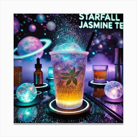 A Futuristic Drink Called Starfall Jasmine Tea, A Canvas Print