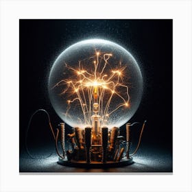 Light Bulb Canvas Print