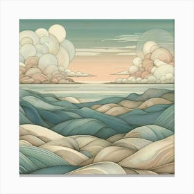 A delicate landscape 3 Canvas Print