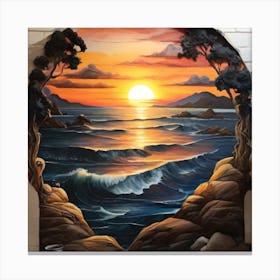 sunset Canvas Print