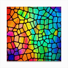 Stained Glass Background 1 Canvas Print