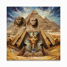 Egyptian Pyramids 7 Canvas Print