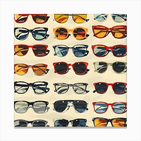 Ray Ban Sunglasses Canvas Print