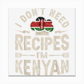 Kenya Flag Proud Kenyans Men & Women Canvas Print