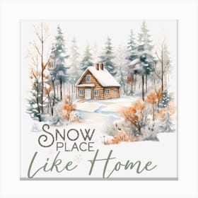 Snow Place Like Home Canvas Print