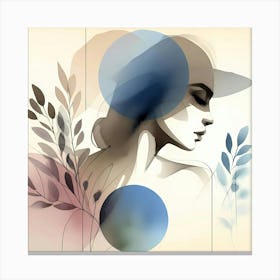 Portrait Of A Woman 21 Canvas Print