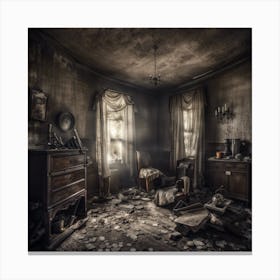 Abandoned Room Canvas Print