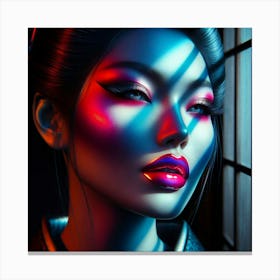 Creative Geisha Artwork 32 Canvas Print