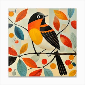 Autumn Bird Canvas Print