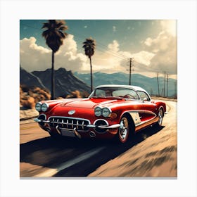 Chevrolet Corvette Canvas Print