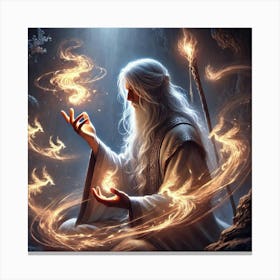 Ronan Mentor Flame Of Wisdom 1 Canvas Print