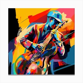 Jazz Musician 94 Canvas Print