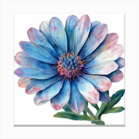 Blue Zinnia Leinwandbild