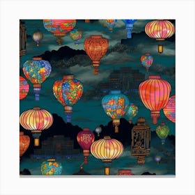 Chinese Lanterns 1 Canvas Print