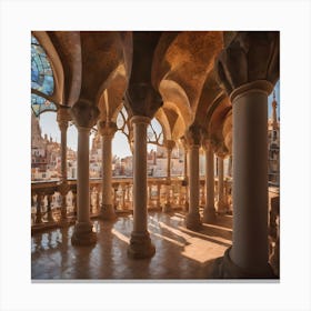 Structures Inspired By Gaudi 2 Canvas Print