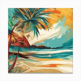 Beach charm Canvas Print