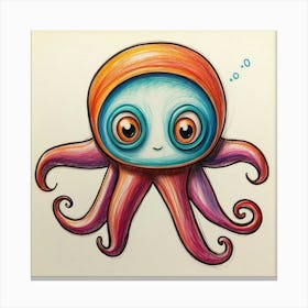 Octopus 116 Canvas Print