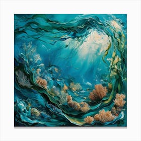 Underwater World Canvas Print