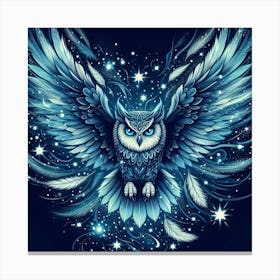 Blue Owl 1 Canvas Print