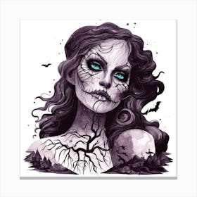 Day Of The Dead Girl 2 Canvas Print