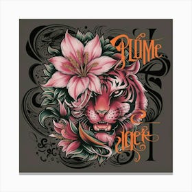 Plume Tiger Canvas Print