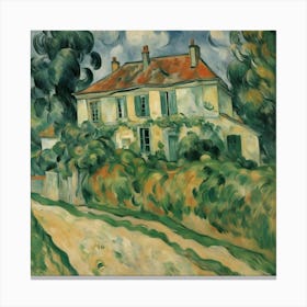 House By Paul Cezanne Canvas Print