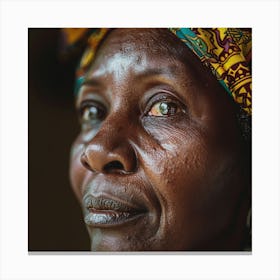 Portrait Of An African Woman 3 Canvas Print