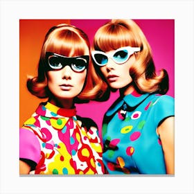 60s Pop Art Canvas Print