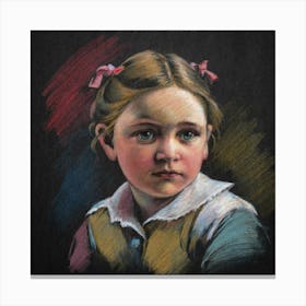 Little Girl Canvas Print